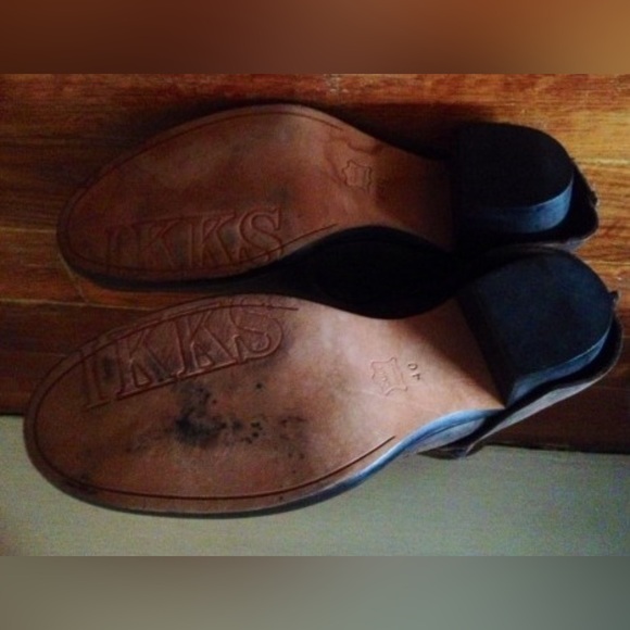 IKKS: Brown Heeled Boots - Picture 4 of 4